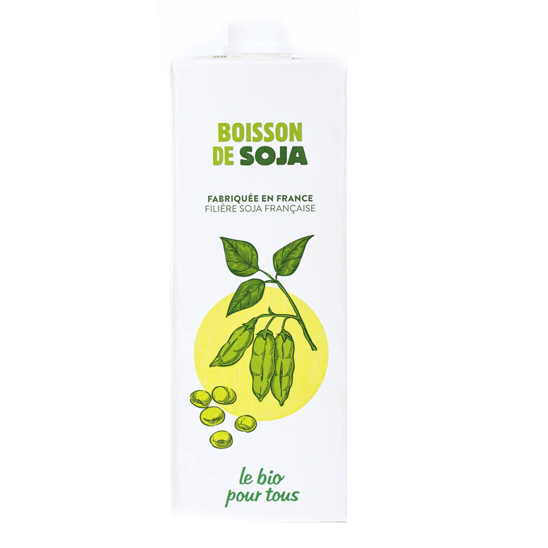 BOISOJ - Boisson soja nature - le bio pour tous 1L (8) - (FRA)